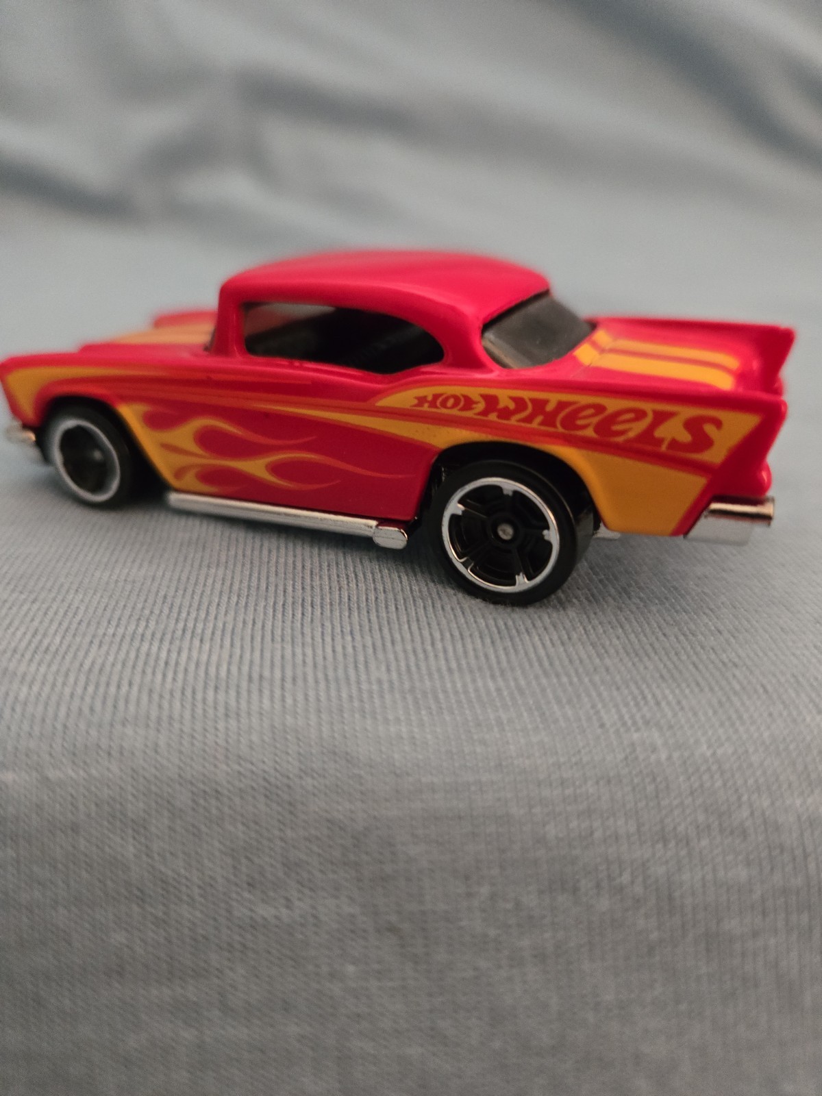 ’57 Chevy By Hot Wheels 1/64 Red With Flames 1976