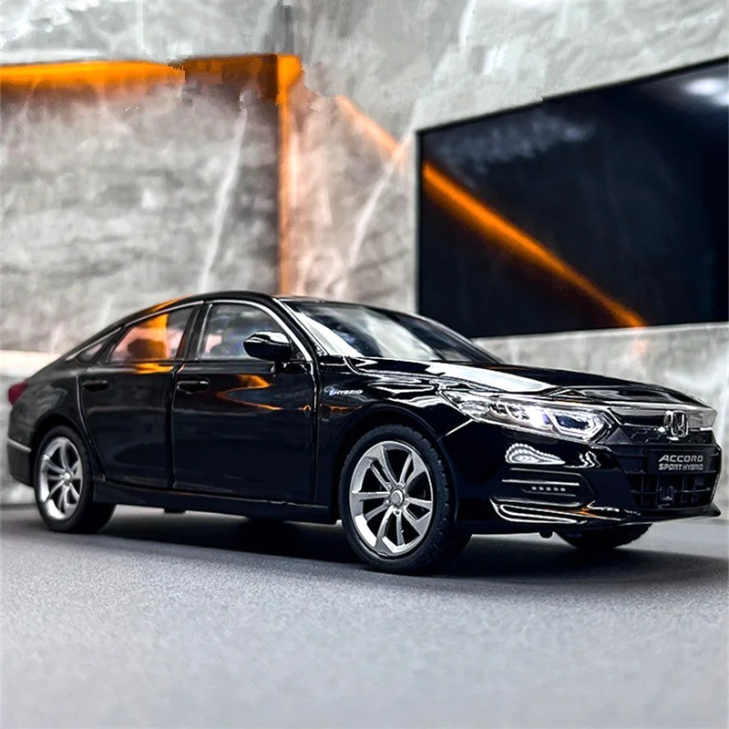 1:24 HONDA Accord Japanese Car Alloy Diecast Sound/Light Car Model Kids GIFT NEW