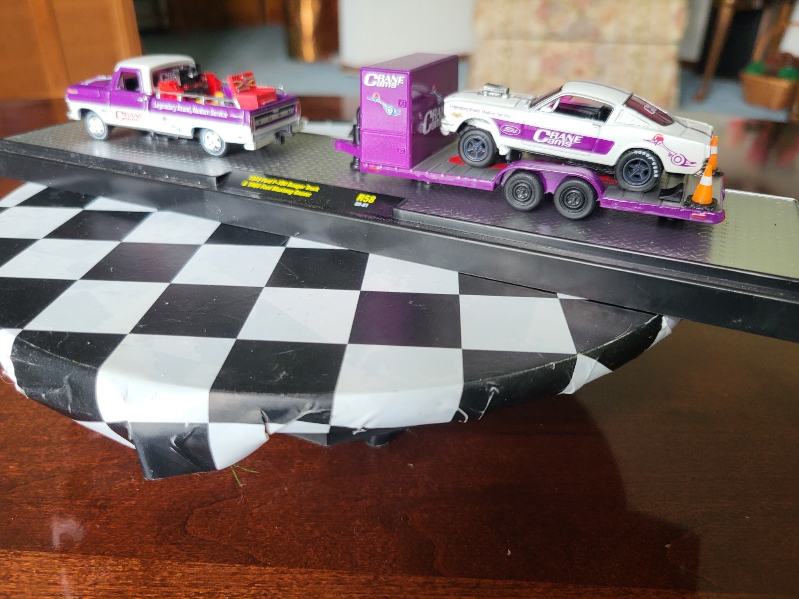 m2 Custom Purple Hornies Flow tech 69 Ford F100 Ranger Truck & 66 Ford Mustang