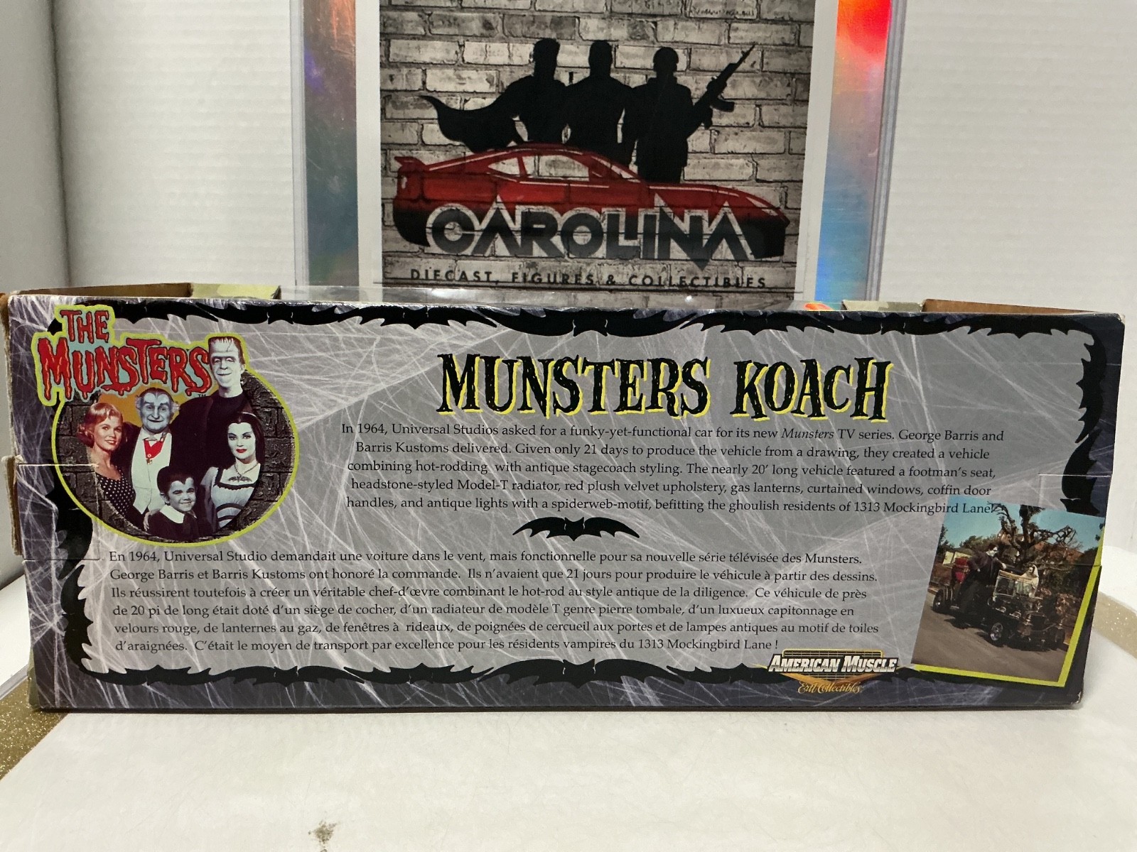 1:18 ERTL THE MUNSTERS – MUNSTERS KOACH [DAMAGED BOX]