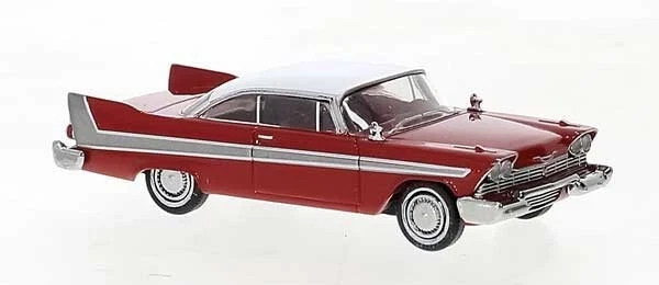 Brekina 1/87 HO 1958 Plymouth Fury Belvedere Red/White Christine Movie Car 19675
