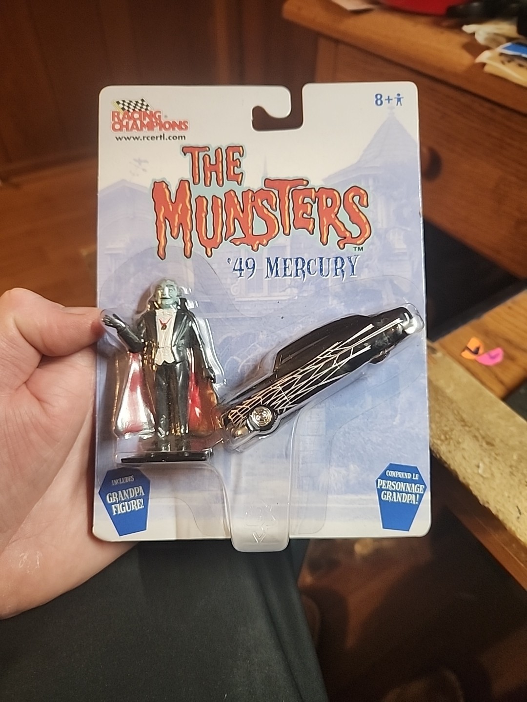 Racing Champions The Munsters ’49 Mercury with Grandpa Munster Figure New