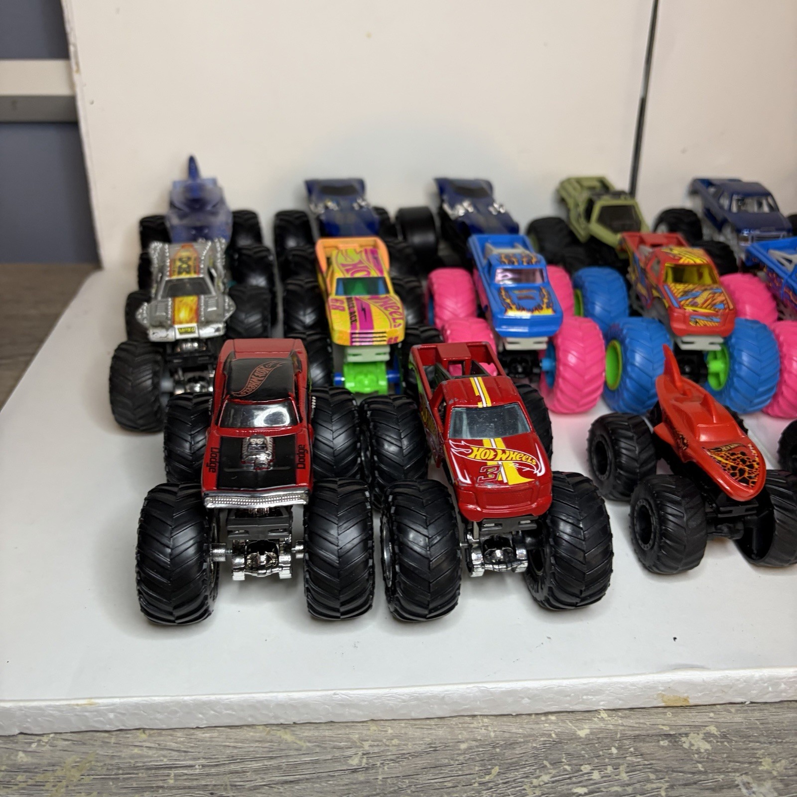 Lot of 24 Hot Wheels Monster Trucks 1:64 Scale Diecast Mixed Variety Collection