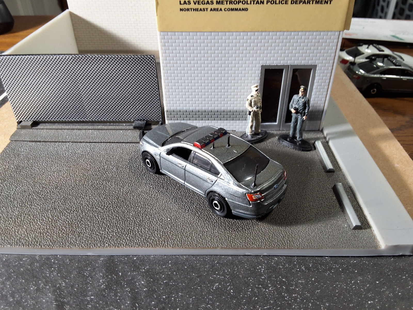 MATCHBOX POLICE FORD TAURUS INTERCEPTOR GRAY CUSTOM UNMARKED BLANK UNIT