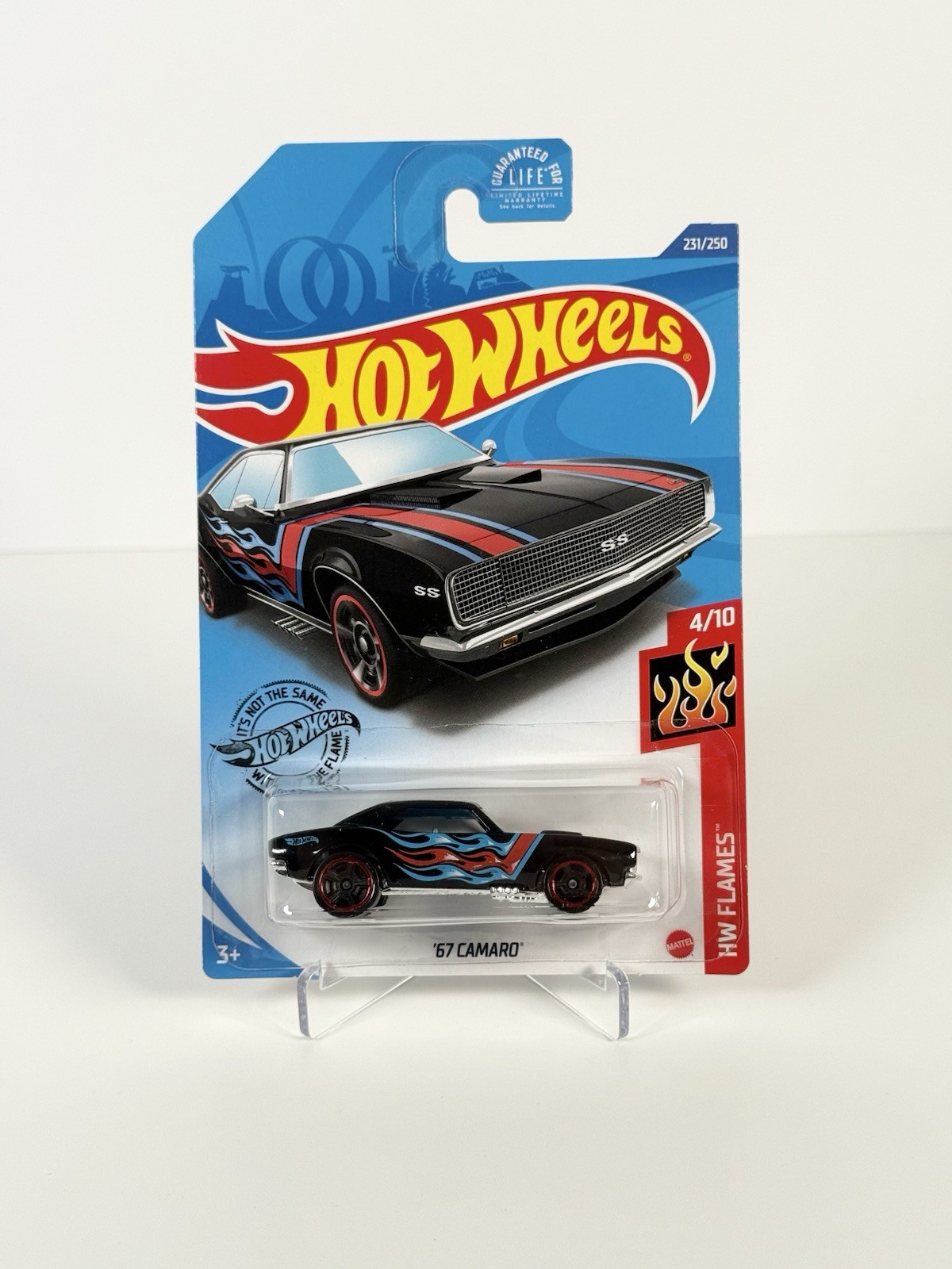 HOT WHEELS ’67 Camaro Black Kroger Exclusive HW Flames Chevrolet GHG56 2020