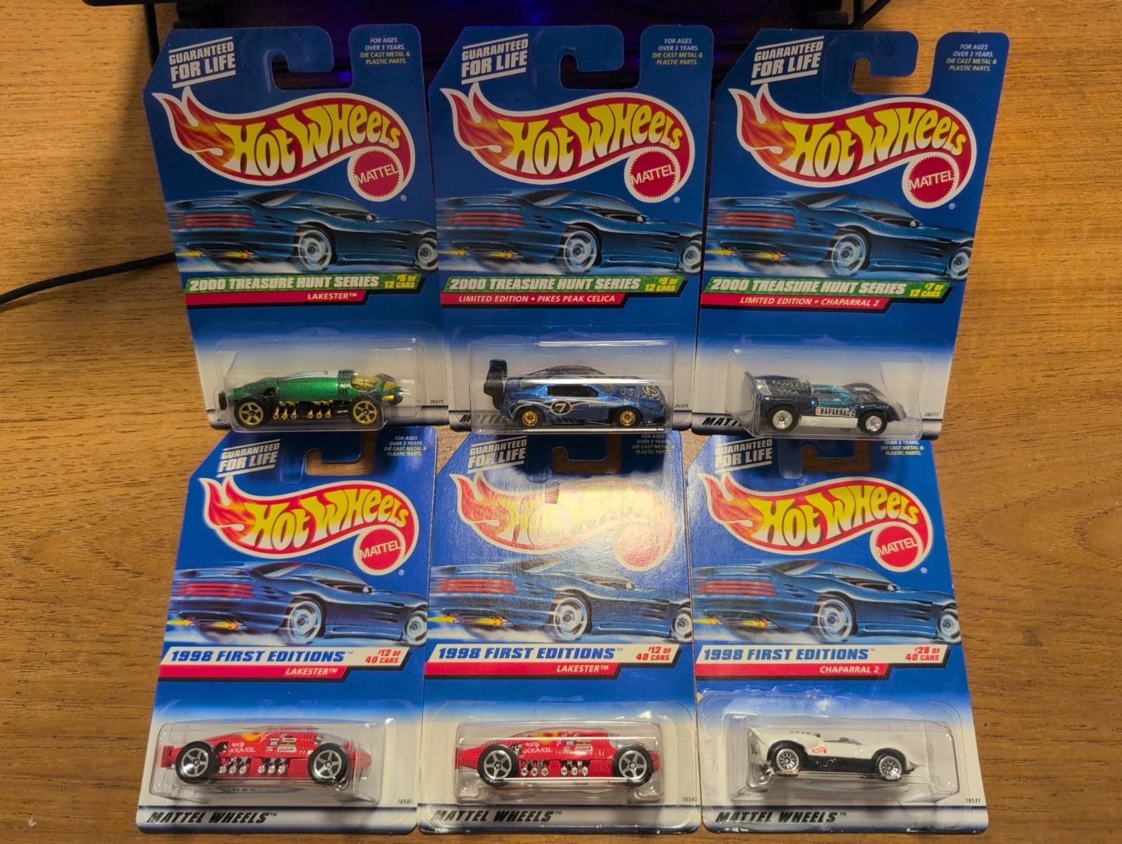Hot Wheels Lot Of 6 (3) 2000 Treasure Hunts *Must See Pictures* BUY IT NOW! ~