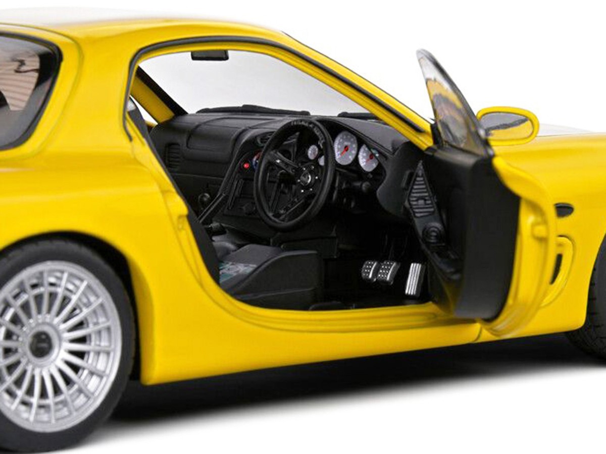 SOLIDO 1999 MAZDA RX-7 FD3RS STREETFIGHTERS 1/18 DIECAST MODEL YELLOW S1810603