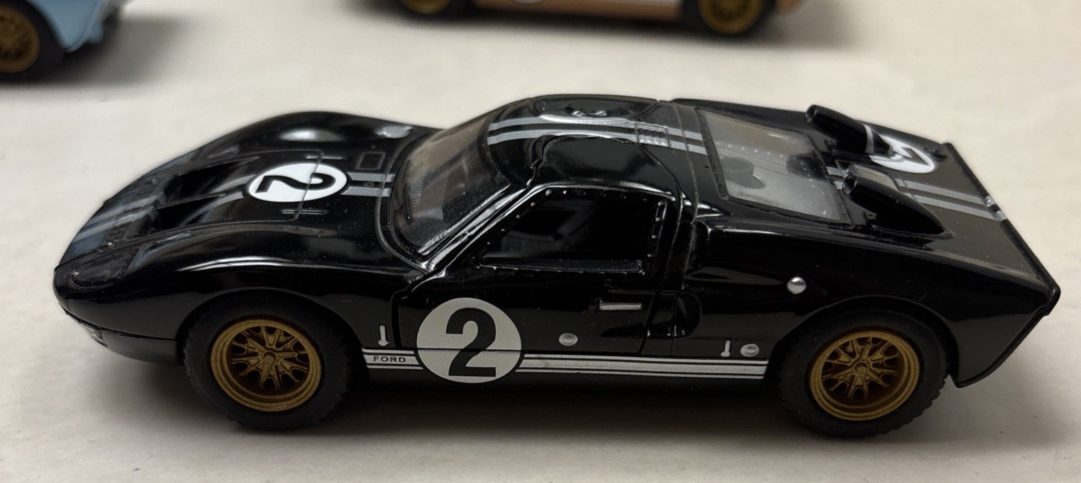 Lot Of 3 Kinsmart GT40 LeMans 24 Hours Ford Win pullback 1/32 Diecast #1,#2,#5