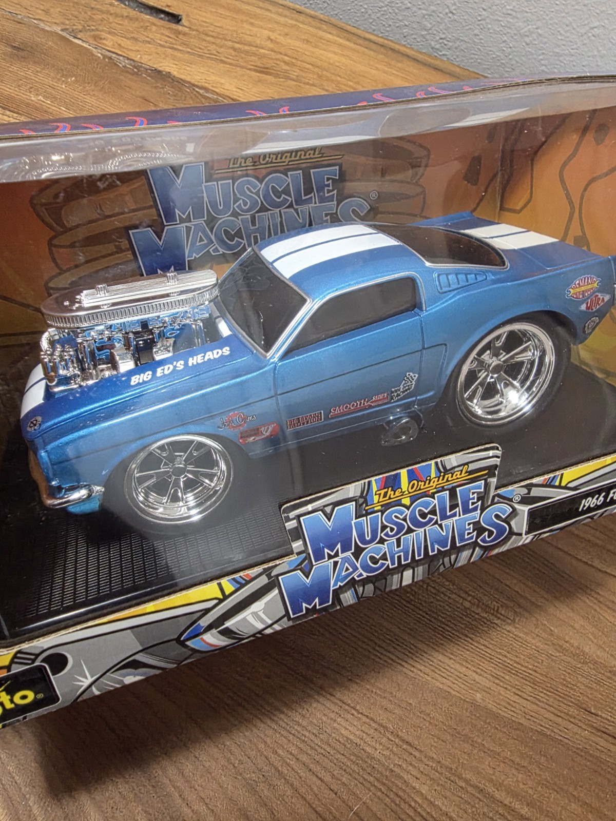 Vintage Muscle Machines, 1966 Mustang! 1/24th, New In Box, Never Open, Exc!!