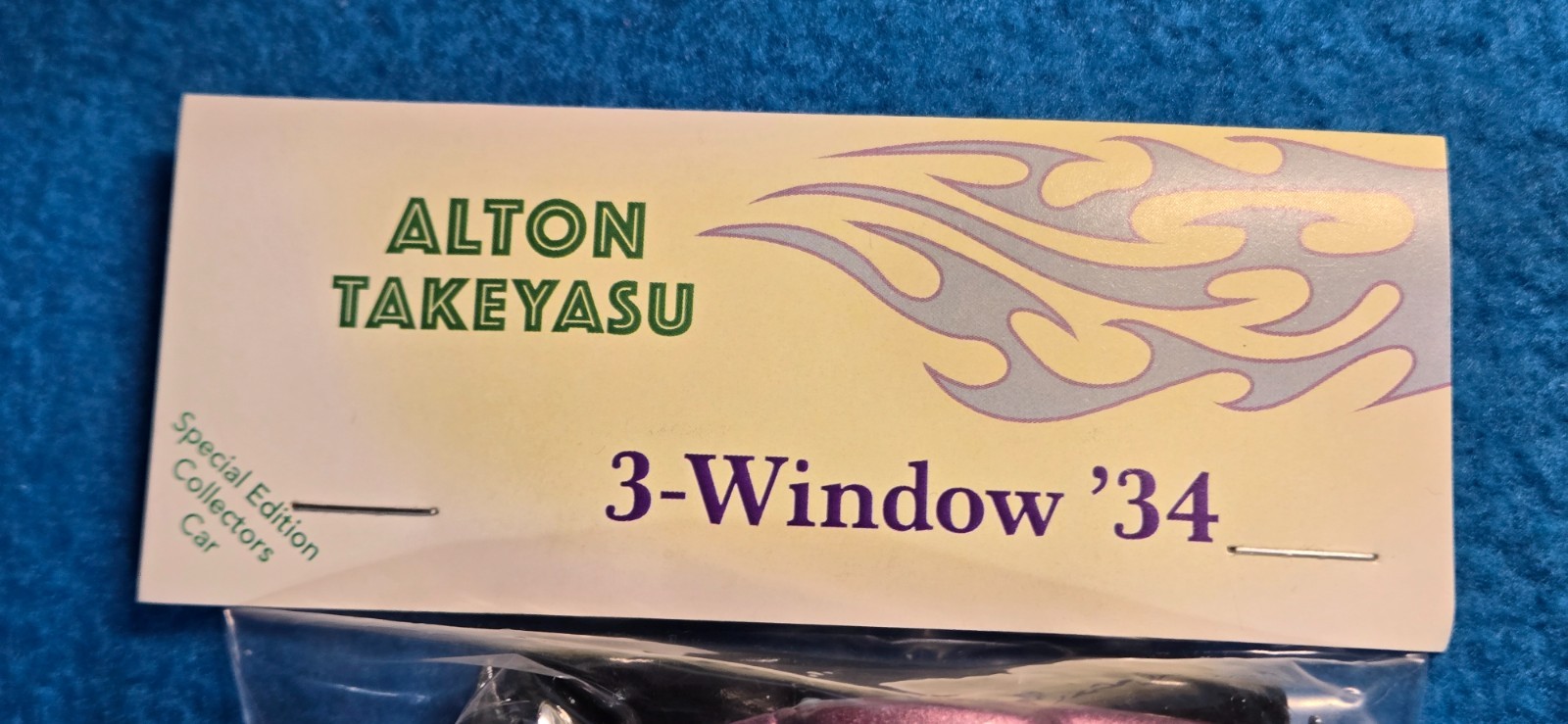 HOT WHEELS 31ST COLLECTORS CONVETION LOS ANGELES ALTON TAKEYASU 3 WINDOW 34 FORD