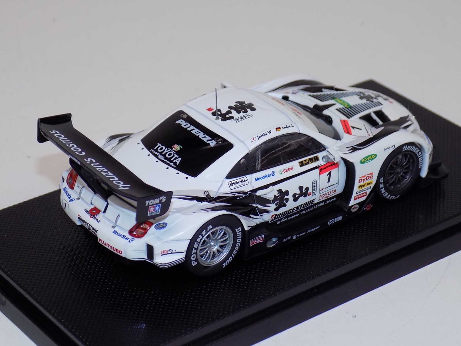 1/43 Ebbro Houzan Tom’s Lexus SC430 Super GT 500 2007 car #1 #907
