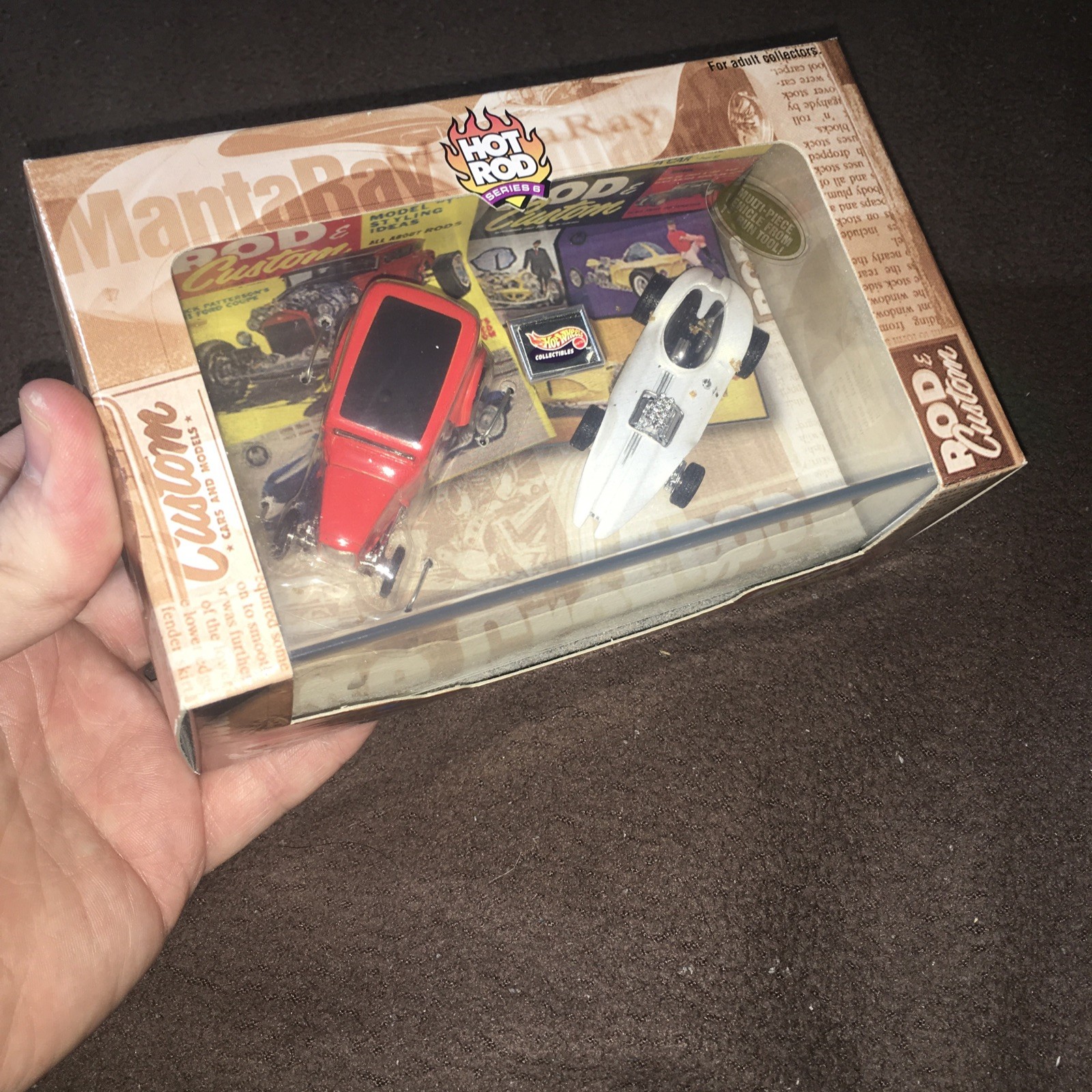 100% Hot Wheels Rod & Custom Hot Rod Series 6 Rod and Custom. Sealed Box #6
