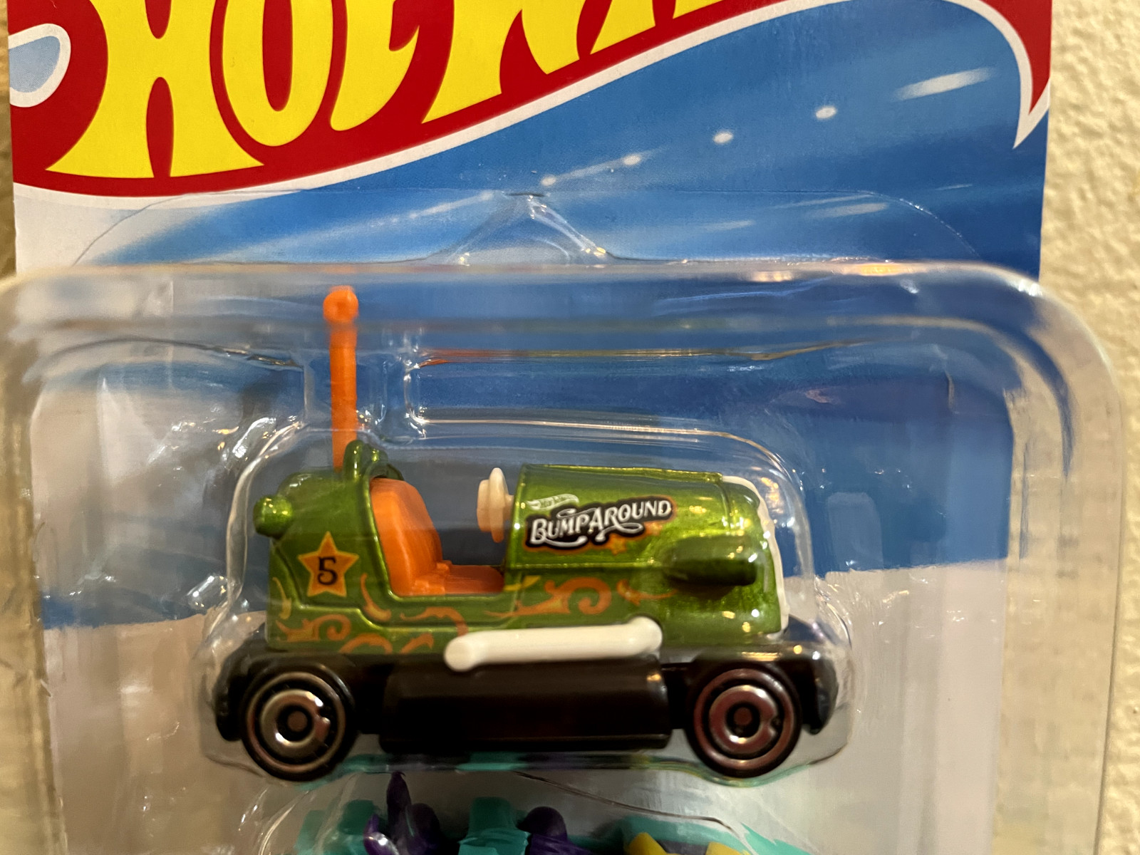 2 Hot Wheels 2 Packs, New, Unopened, Gassers, Bumber Car & Roller Coaster-Mint
