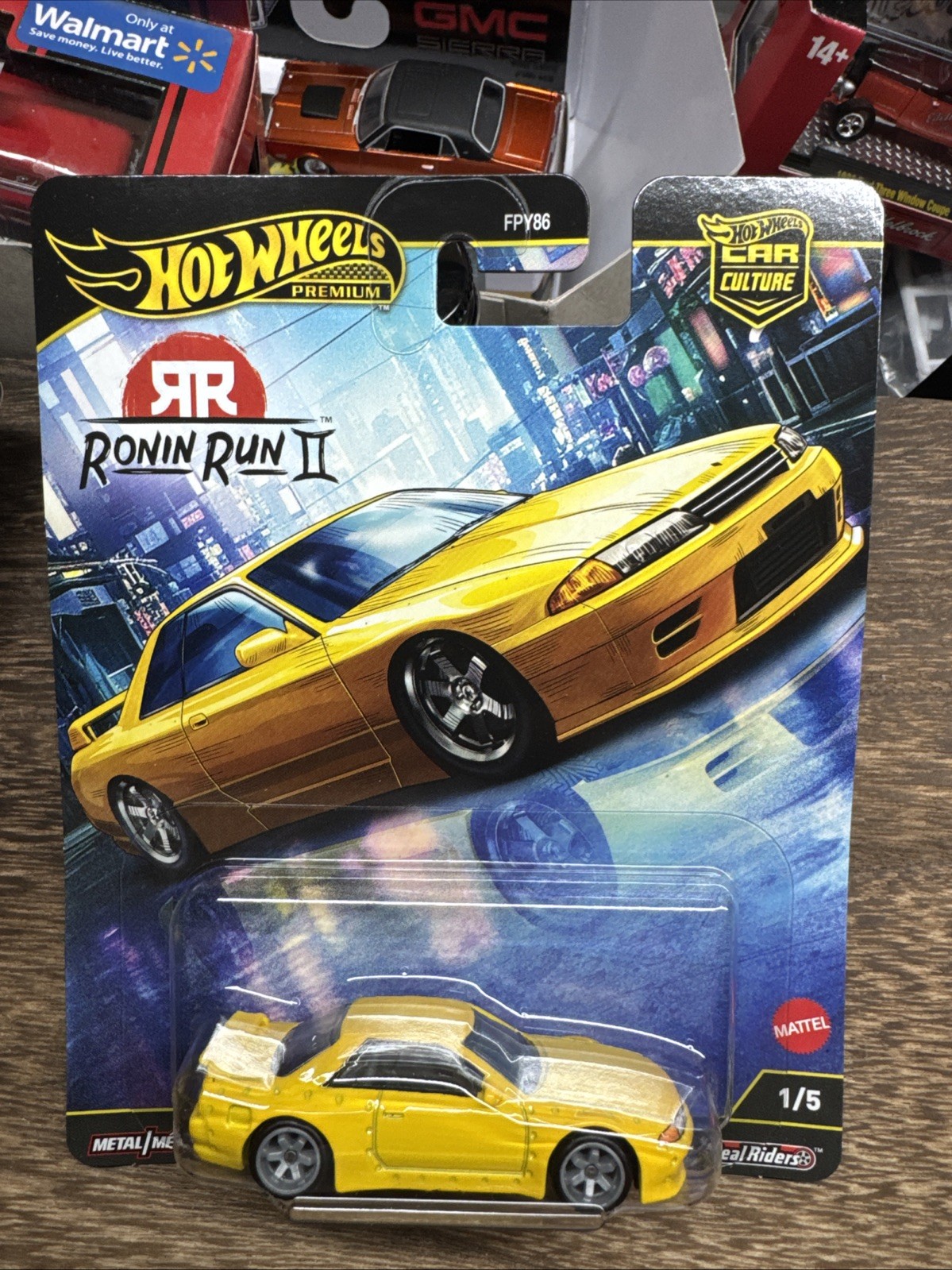 Hot Wheels New Premium Car Culture Ronin Run 2 Nissan Skyline GT-R (R32) Pandem