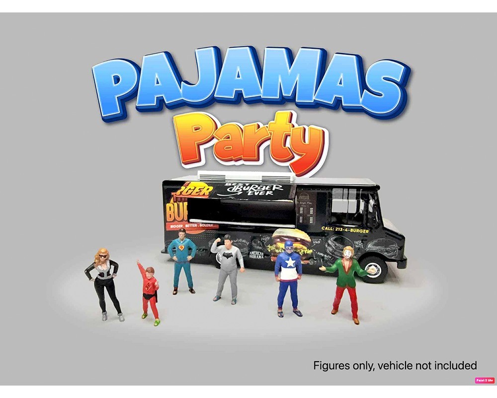 American Diorama Figures Pajamas Party 2436 1/64