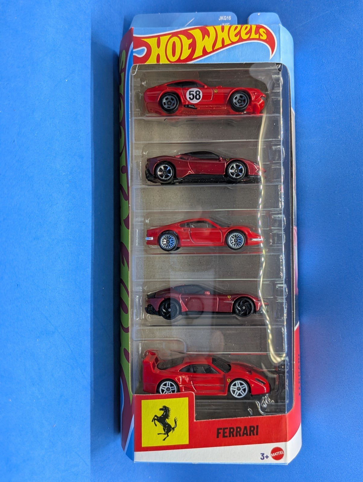Hot Wheels Ferrari F40 250 GTO SF90 Dino 365 GTB Testarossa LaFerrari