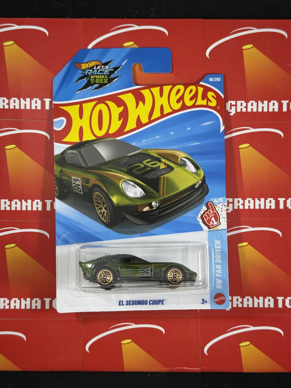 El Segundo Coupe #96 Green 4/5 Fan Driven 2026 Hot Wheels Mix L