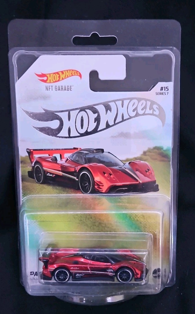 Hot Wheels NFTGarage Series 7 Pagani Zonda R Spectraflame Rosso Dubai