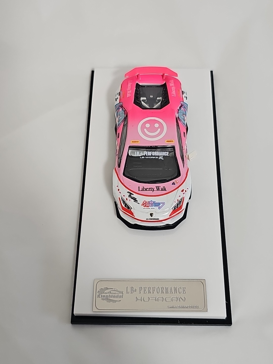 King Model Lamborghini Huracan LP610 LB 1.0 Hatsune Blue 1:64