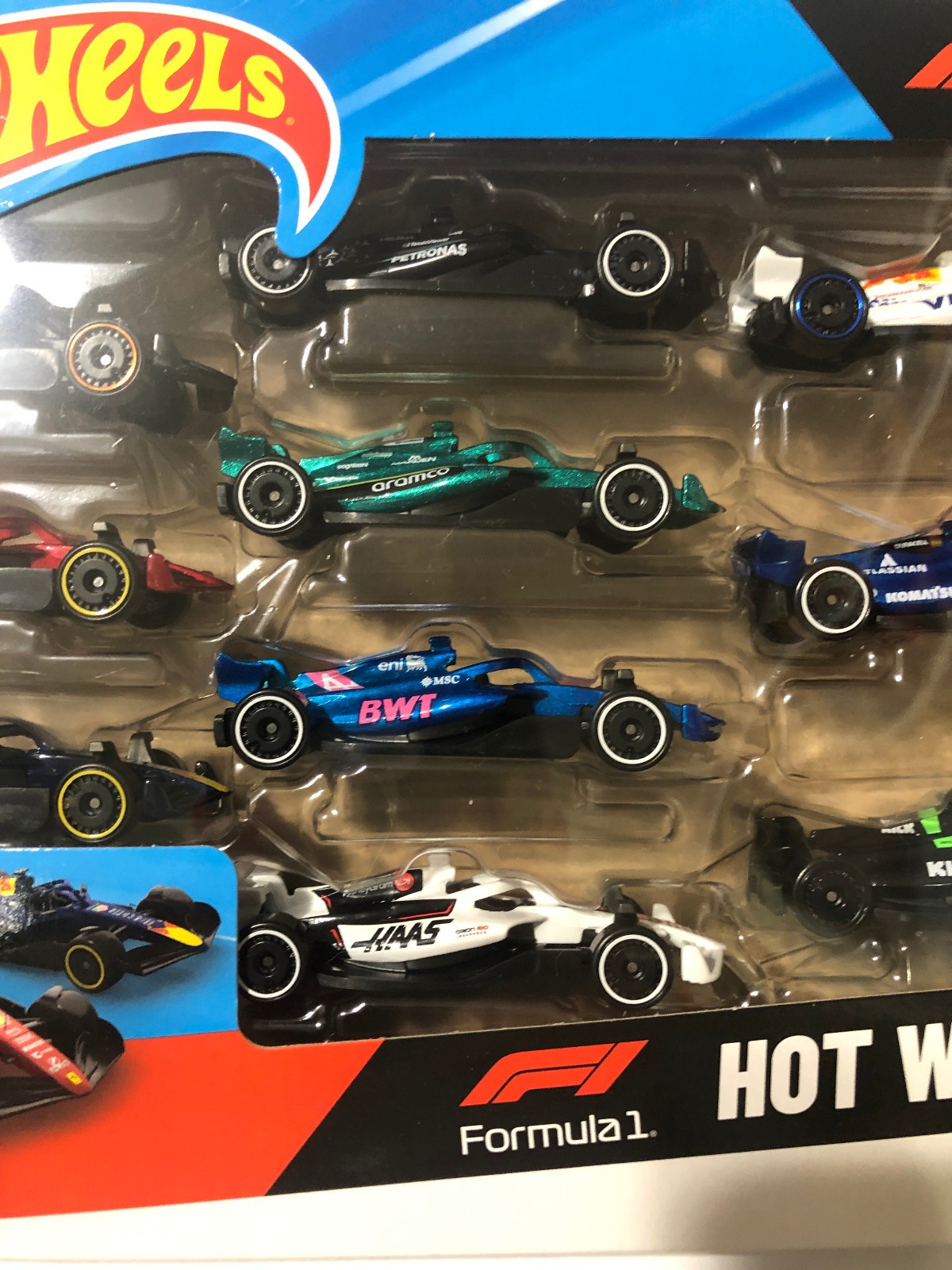 NEW HOT WHEELS 10 PACK 2025 F1 FORMULA 1 RACING TEAM SET – FREE SHIPPING