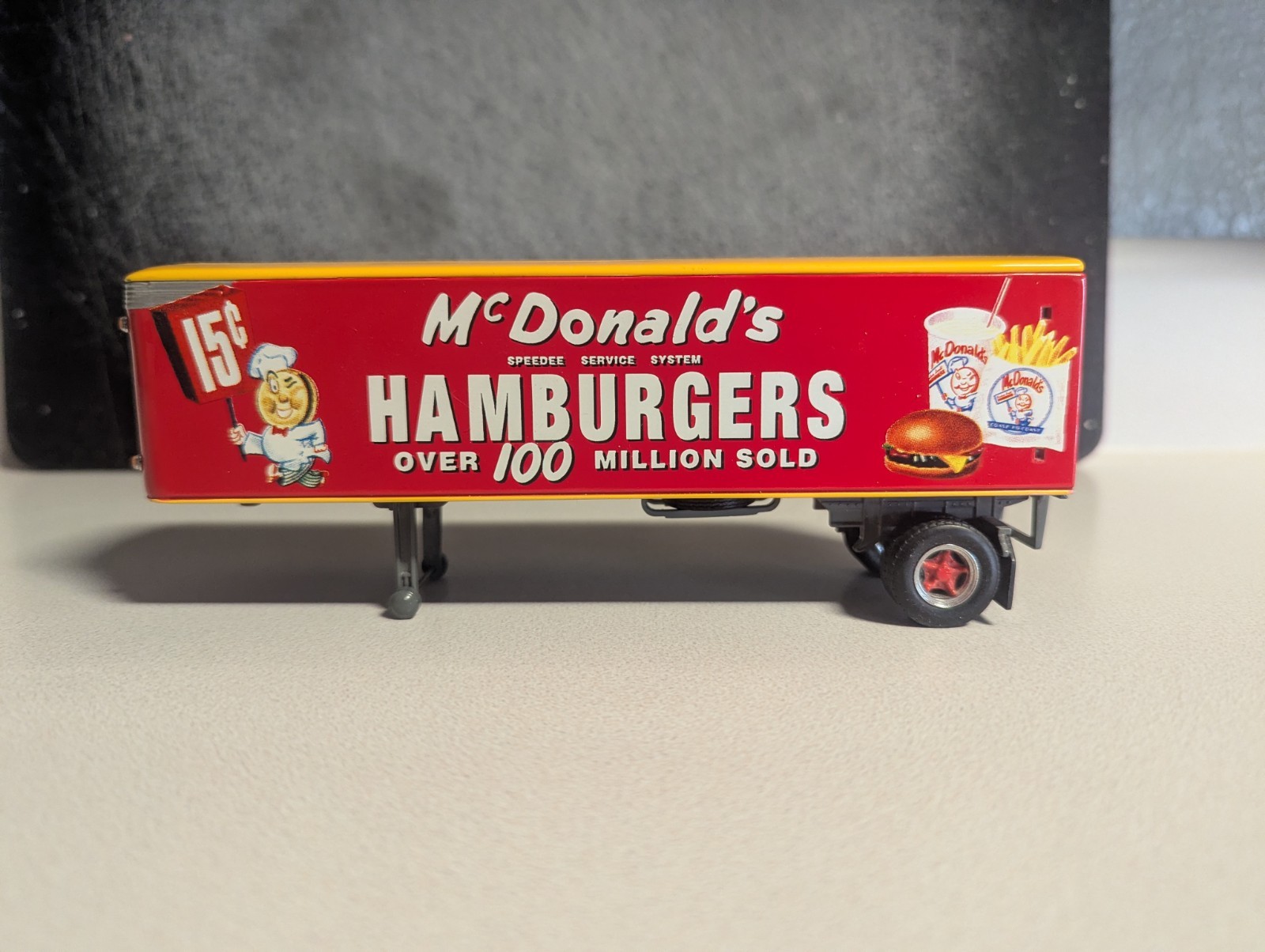 1955 Mack B-61 Trailer Model With McDonald’s Branding