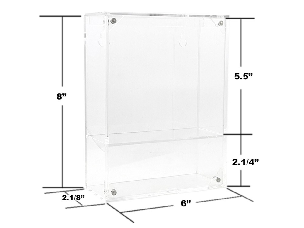 SHOWCASE PREMIUM SINGLE DISPLAY CASE W/ SHELF FOR 1/64 SCALE MODEL CARS MJ15020