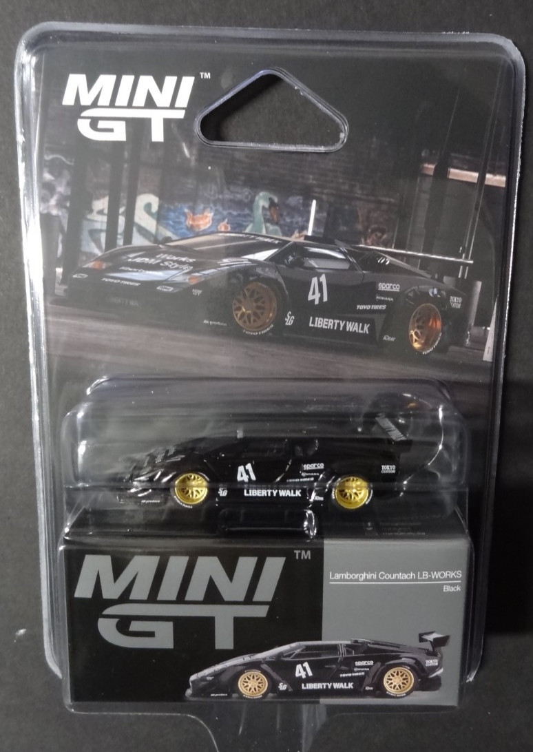 MINI GT #1081 – BLACK – LAMBORGHINI COUNTACH LB-WORKS LIBERTY WALK