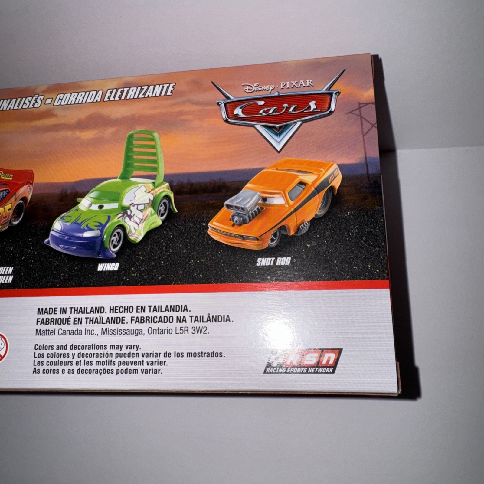 Disney Pixar Cars Tuners Race 5 Pack W/ DJ, Boost, Lt McQueen, Wingo & Snotrod