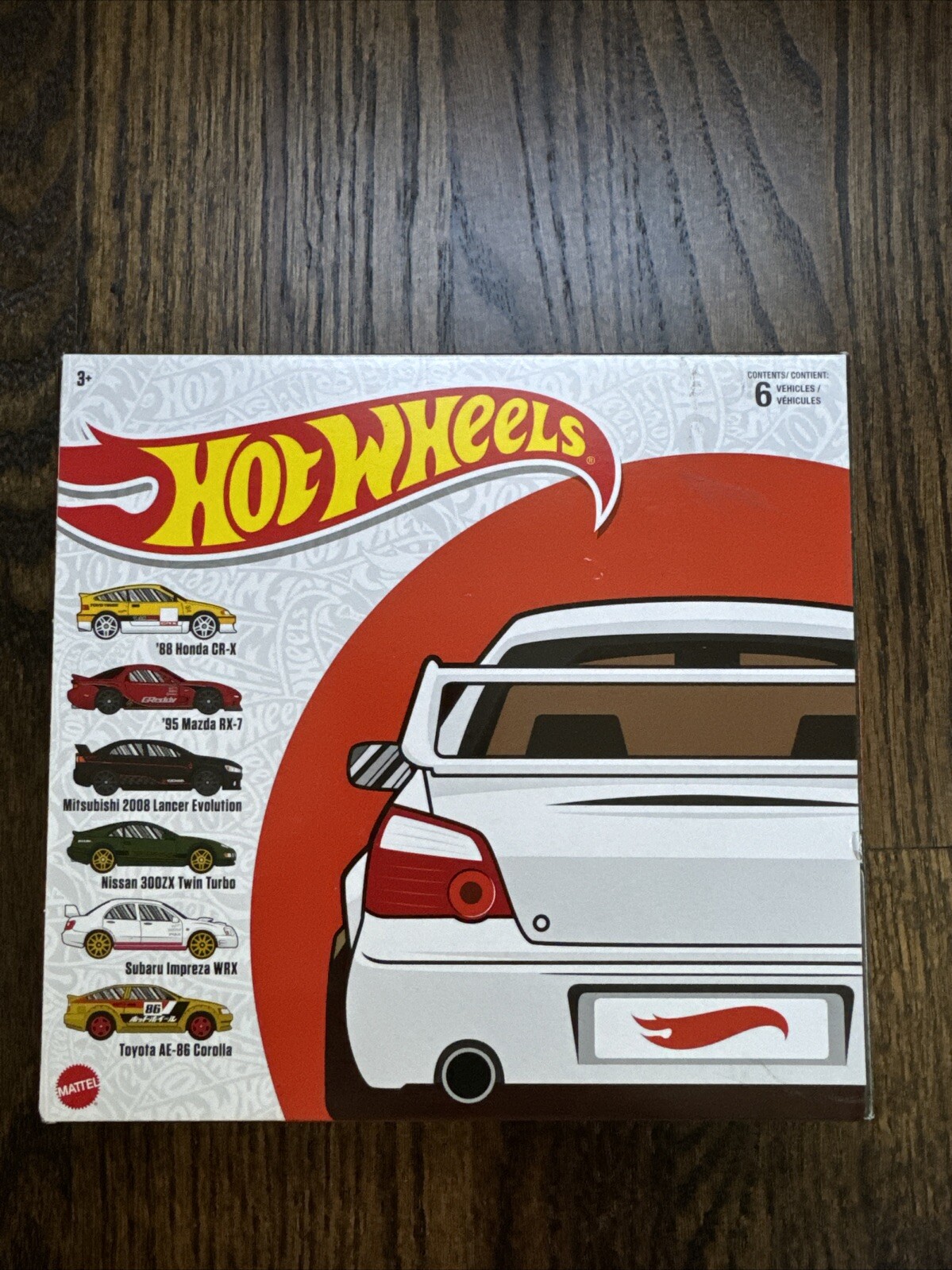 HOT WHEELS 2022 JDM 6 PACK PREMIUM HONDA CR-X MAZDA NISSAN TOYOTA JAPANESE CARS
