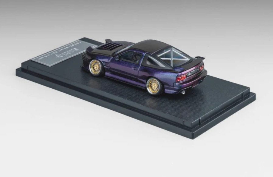 1/64 Metal NISSAN 180SX w/ Pop Up/Interior/Engine Model Car -IRIDESCENCE-