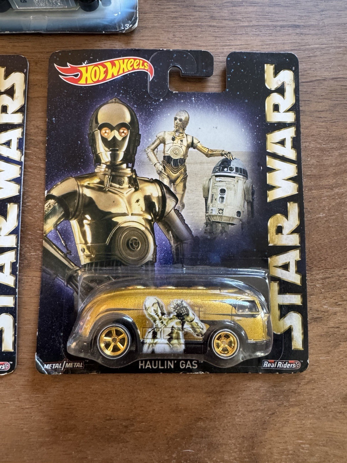 Hot Wheels Star Wars Lot of 3 Real Riders Premium Die Cast Cars Sealed