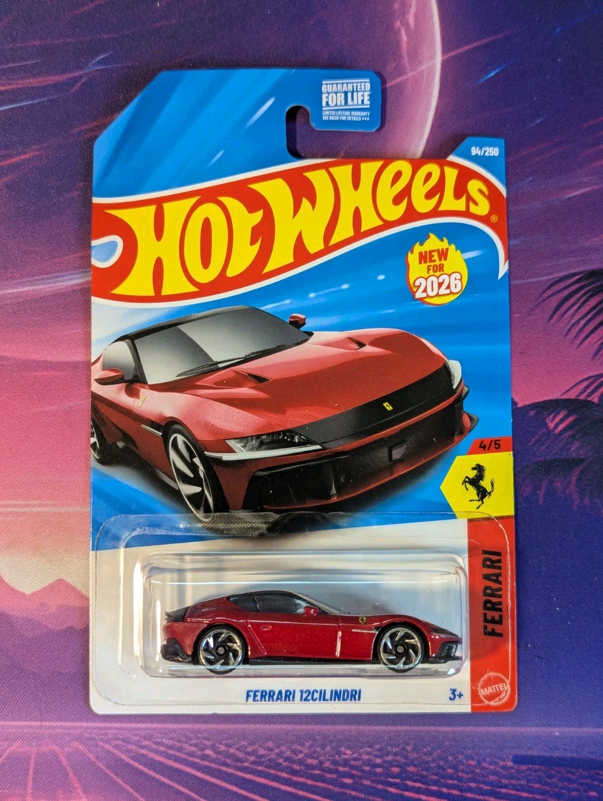 ​2026 Hot Wheels Ferrari 12Cilindri Rosso Corsa Red New For 2026 #4/5