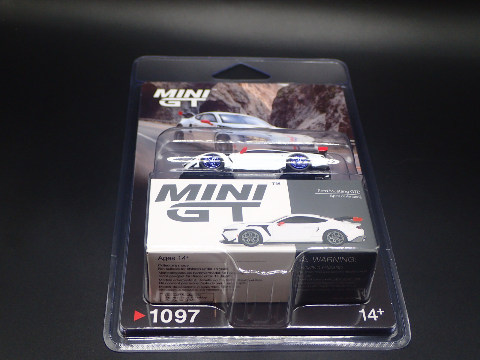 FORD MUSTANG GTD CHASE SPIRIT OF AMERICA TSM MODEL MINI GT #1097 1/64 2026