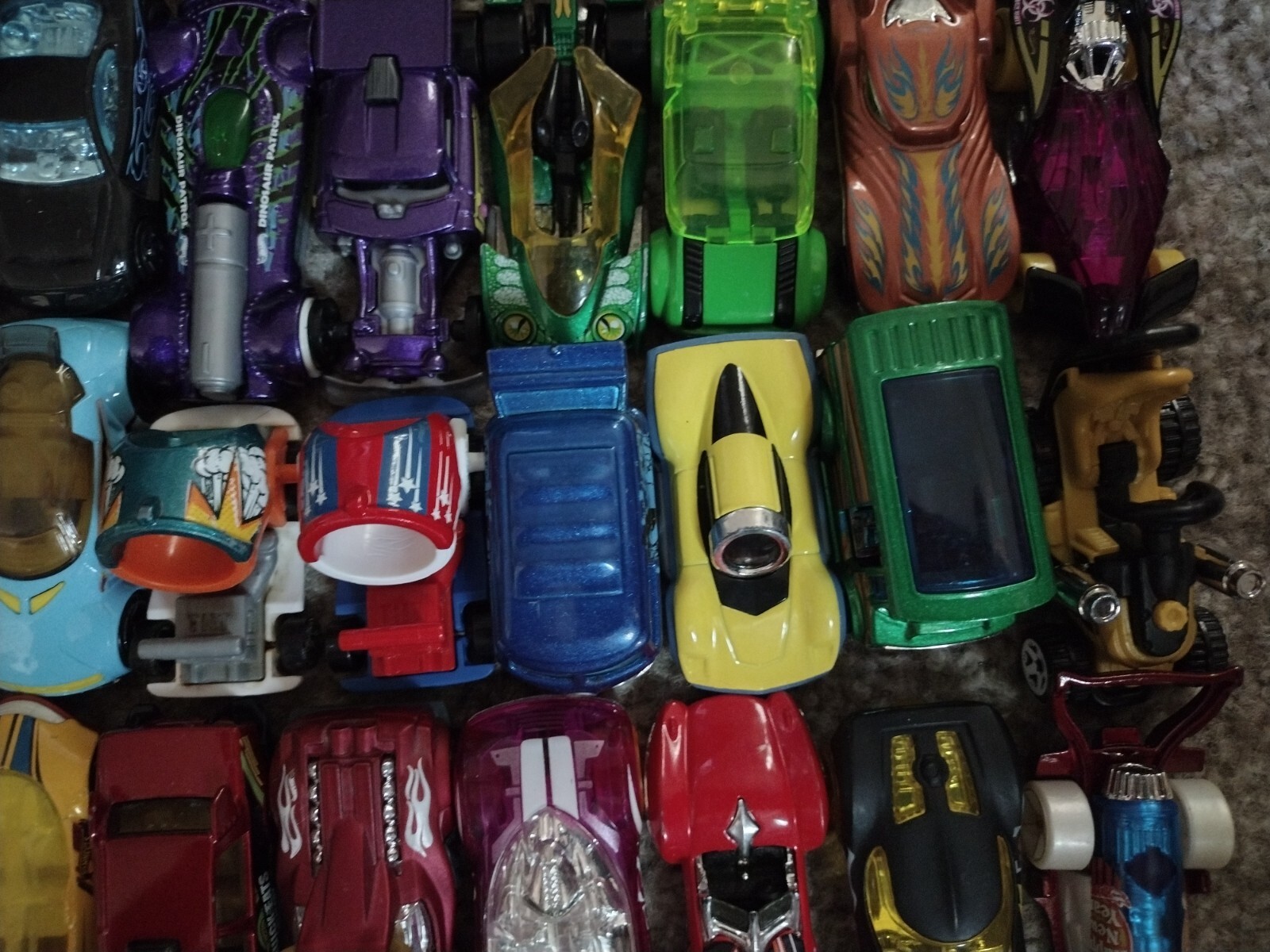 Hot Wheels Lot of 50 Die Cast Cars Toys Various Cars Racers