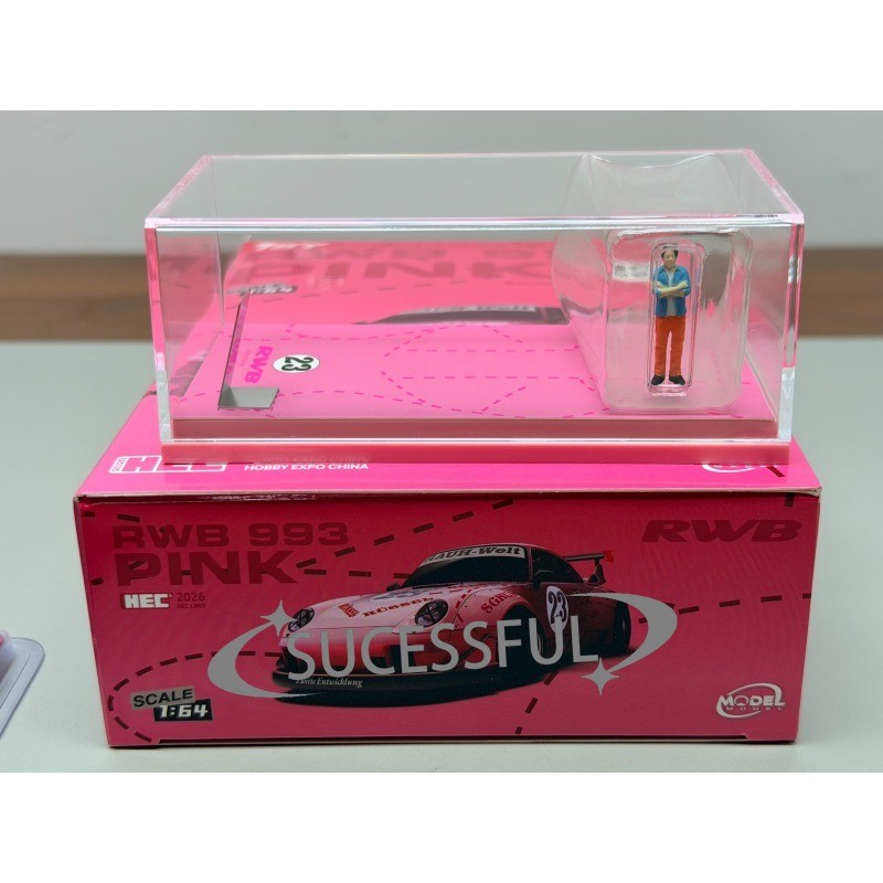 1:64 RWB 993 HEC Beijing Expo Electroplated Secret Chase Diecast Model