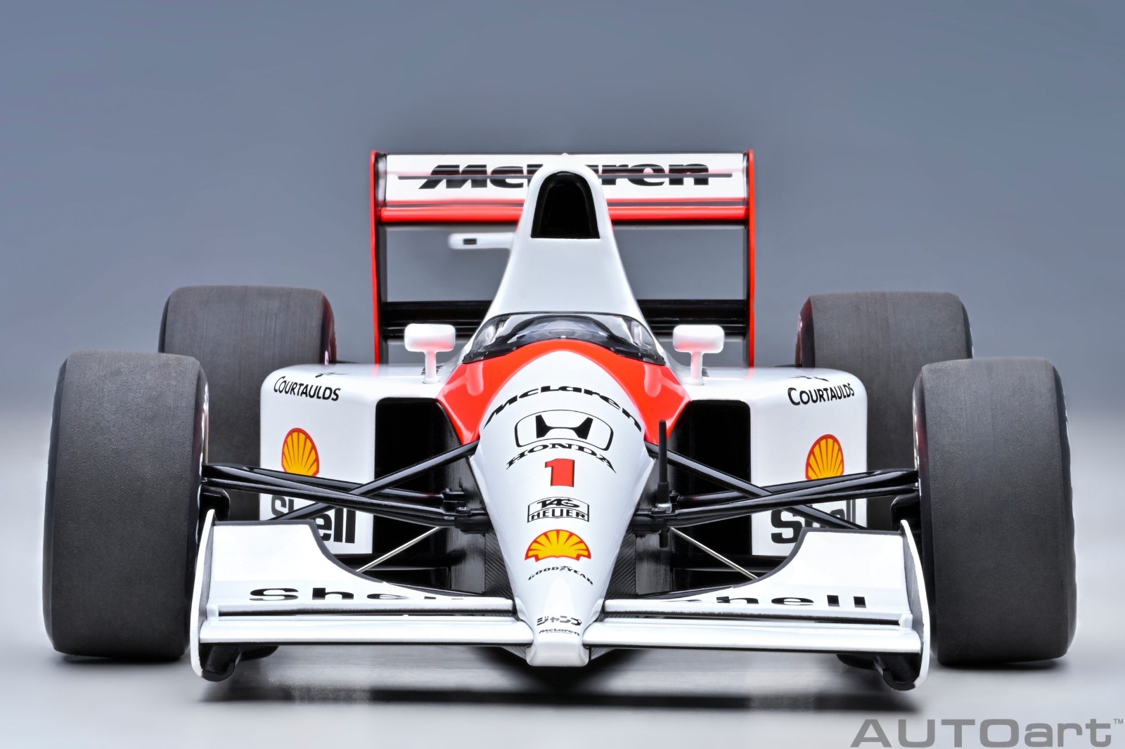 Autoart McLaren Honda MP4/6 1991 #1 (with McLaren logo) 1/18 Scale New Release!