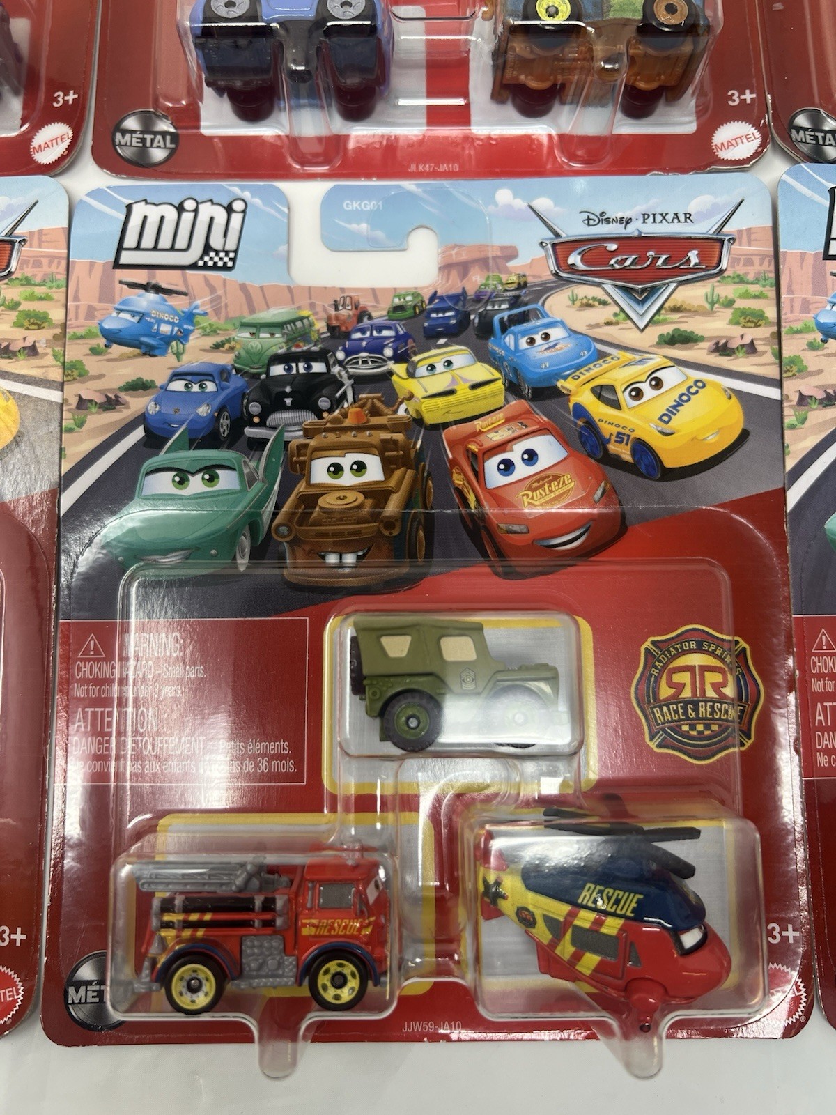 Disney Cars Mini Racers Lot – 9 Packs Of 3 – Rescue Racers – New/Sealed – Read