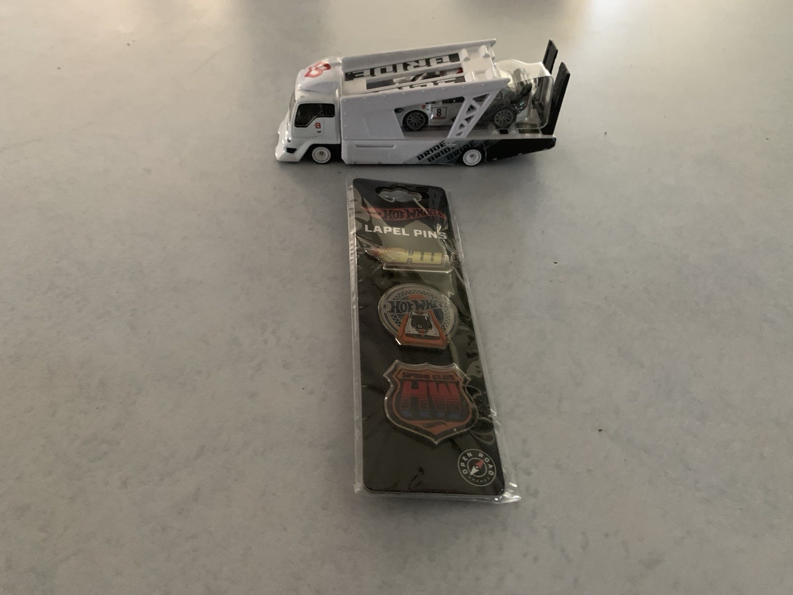 Hot Wheels Team Transport 07 Honda Civic Type R, Hauler & 3 Piece Pin Set 🔥 👀