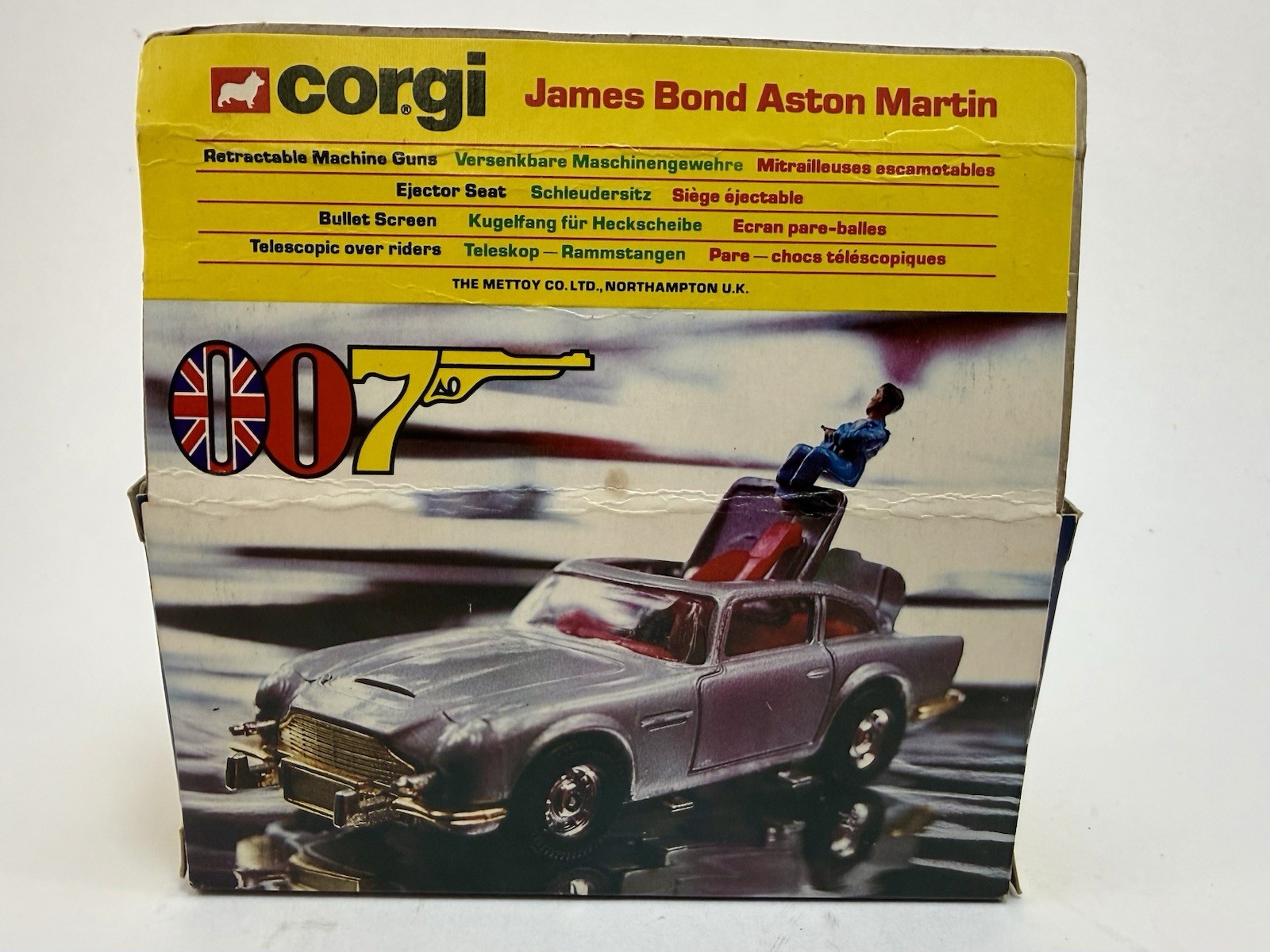 Corgi James Bond Aston Martin DB5 #271 w/ Box, 2 Figures, All Functions Work