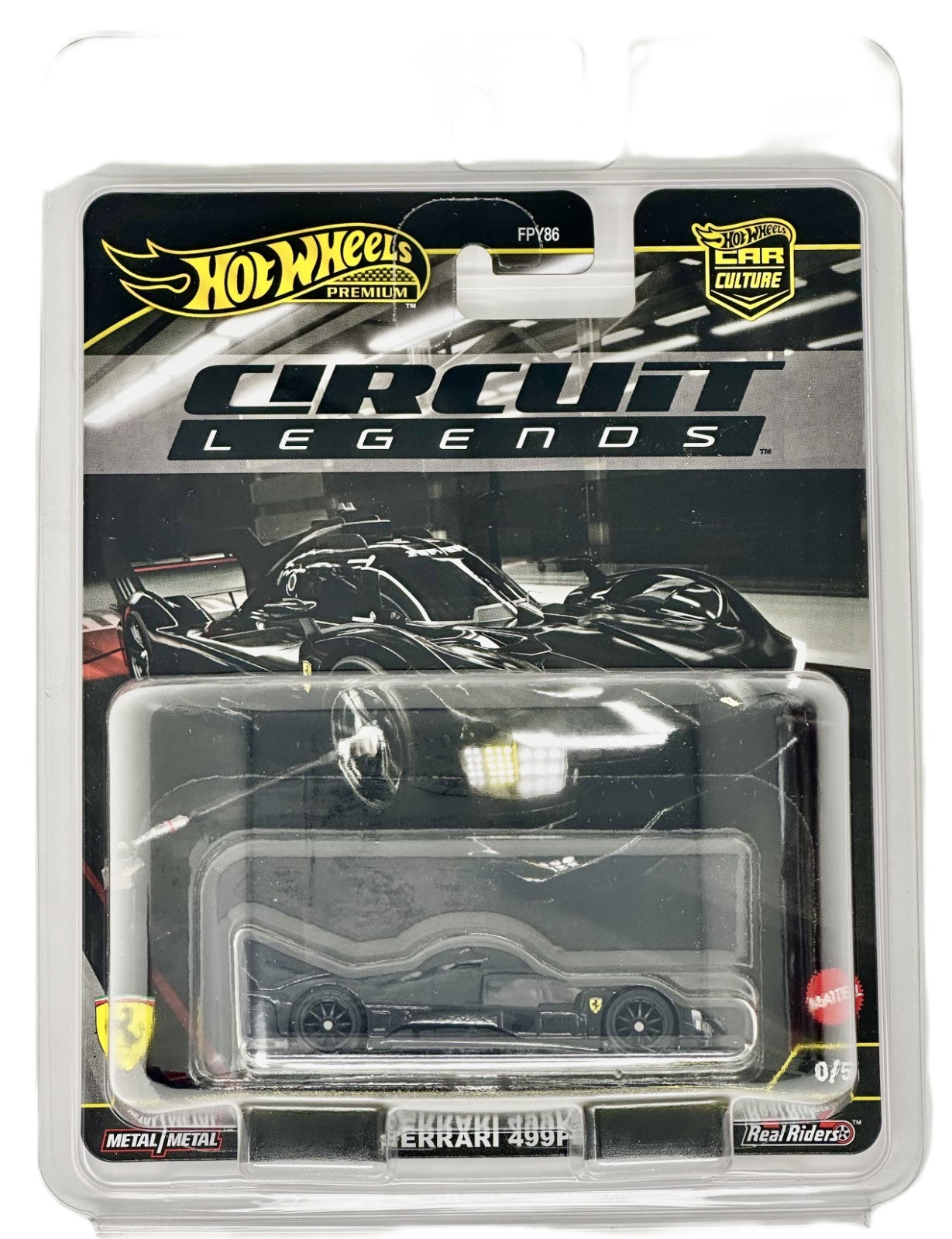 🔥 Chase! Hot Wheels Premium Car Culture 2025 Circuit Legends Ferrari 499P Black
