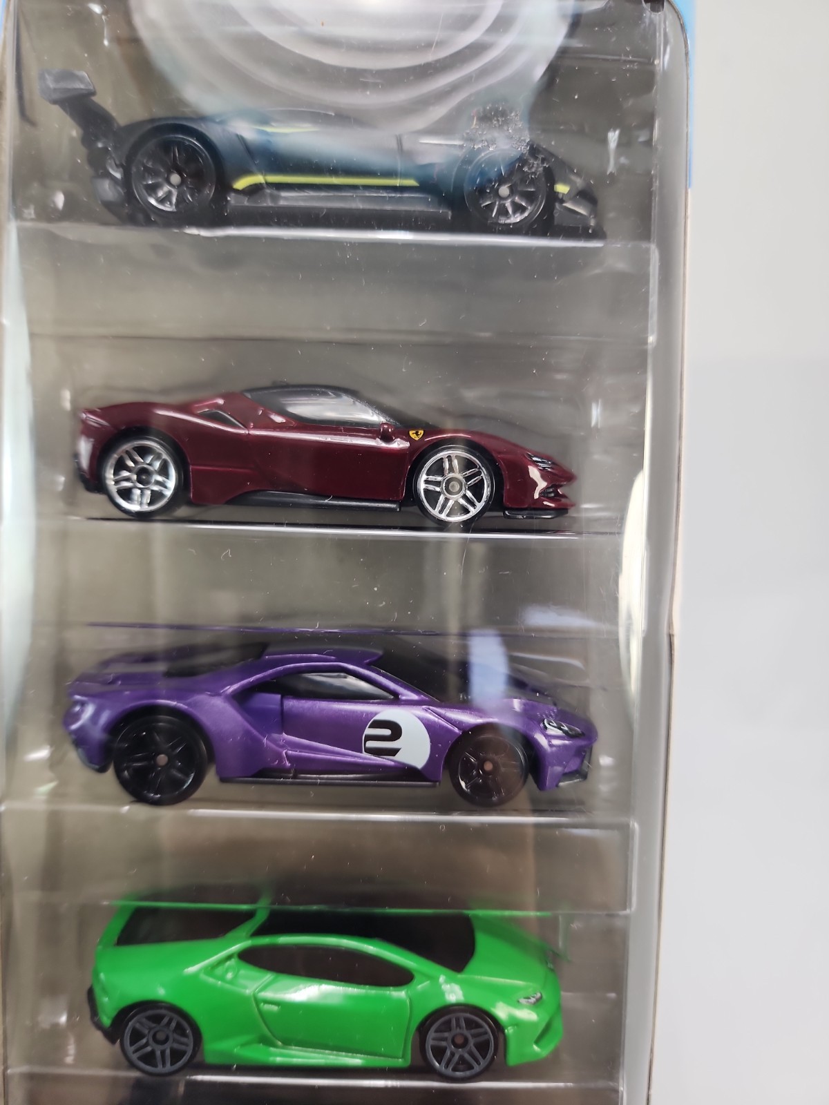 Hot Wheels 2025 HW Motor Show 5-Pack Ferrari Aston Ford Lamborghini Lotus