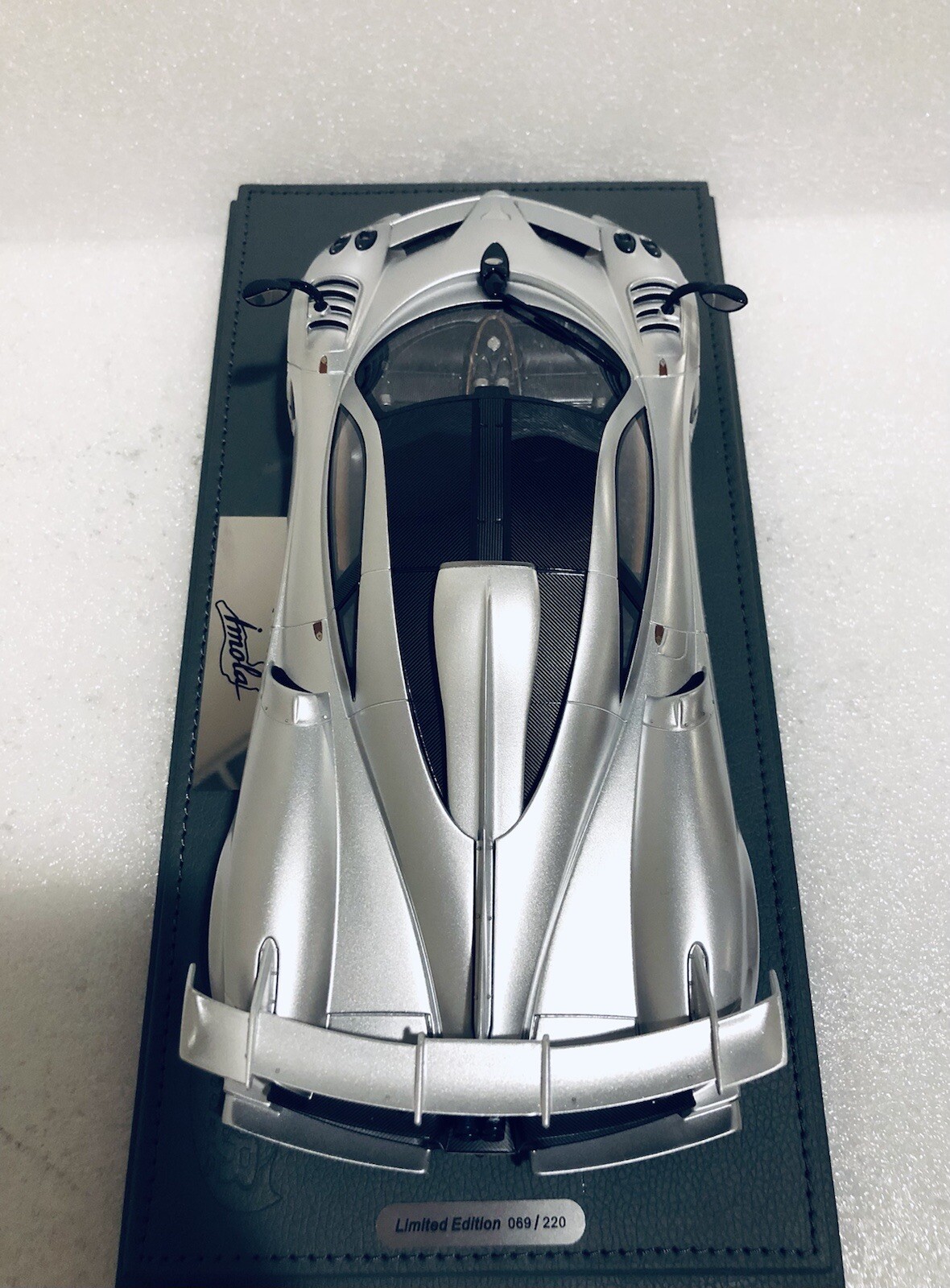 1/18 BBR Pagani Imola Titanium Matt Silver limited 200 PCs with case