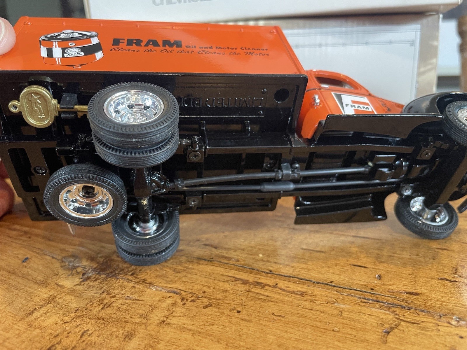 Liberty Classics 1942 Chevrolet 1 1/2 Ton Box Truck Bank Diecast Orange 6275