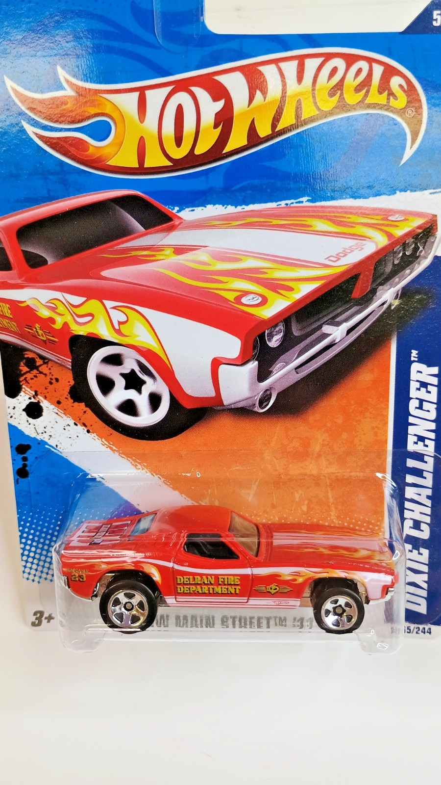 2010 Hot Wheels HW Main Street Lot of 3 ~ Police – Police Boss Hoss – Fire Dixie
