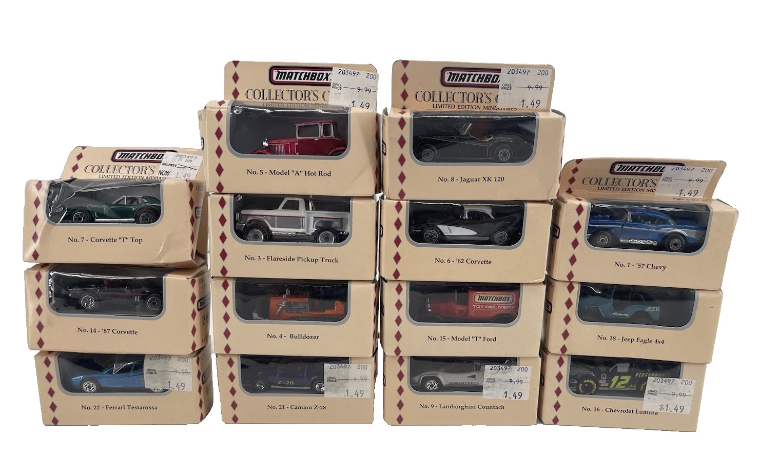 Matchbox “Collector’s Choice” Limited Edition Miniatures 1990s Lot of 14