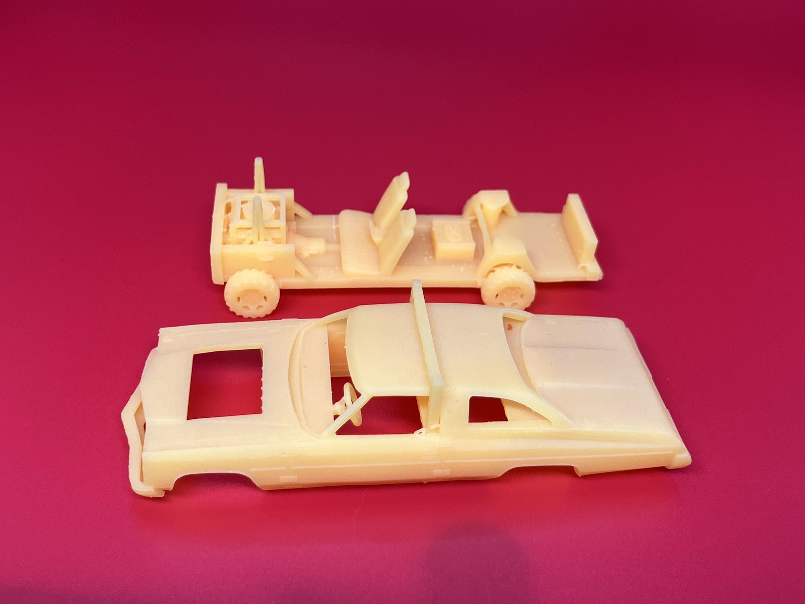 1/64 Scale 3D Printed 1973 Chevy Caprice Demo Derby Car For Diecast Diorama