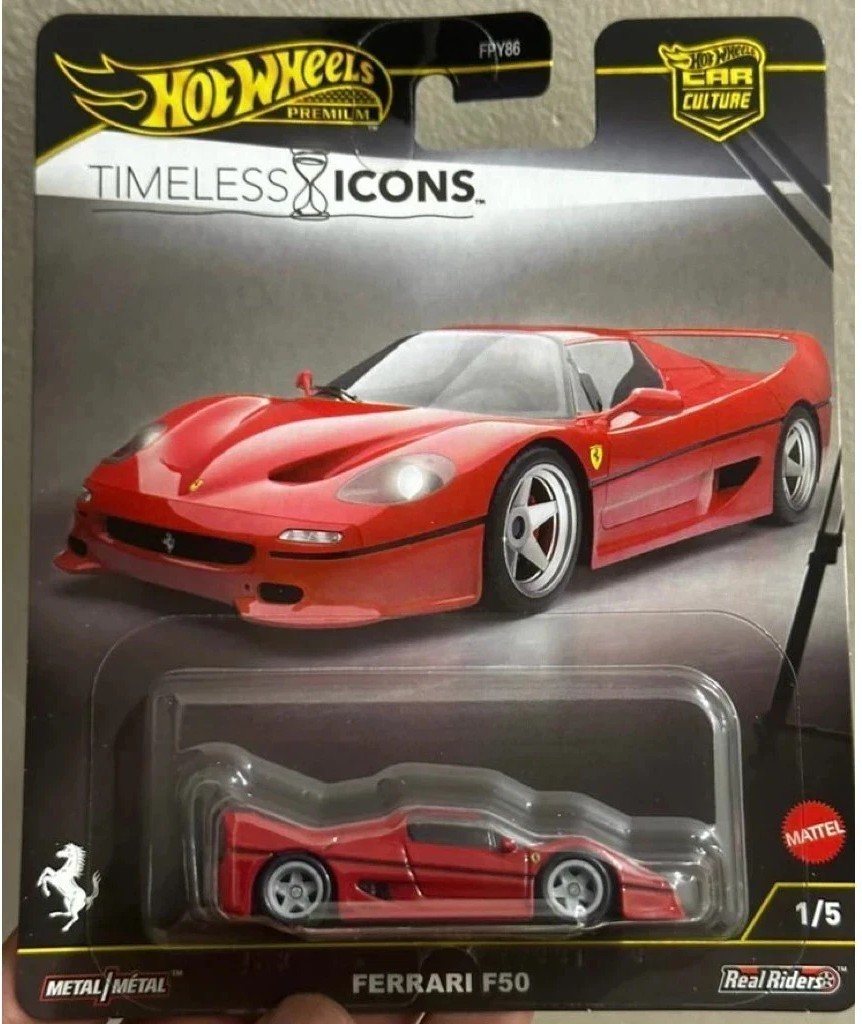 Hot Wheels 2025 Premium Car Culture Timeless Icons Ferrari F50