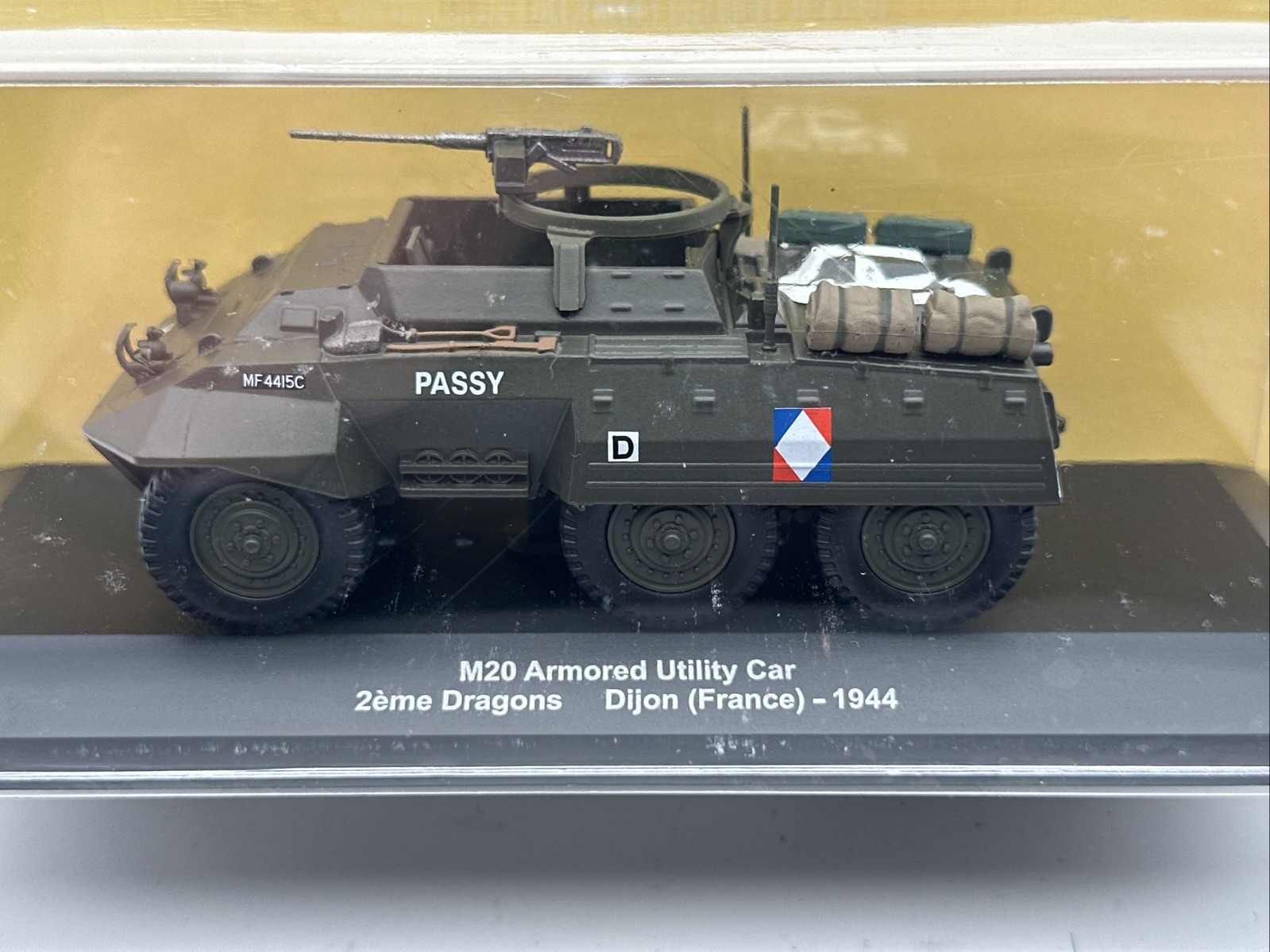 ATLAS EDITIONS 1/43 Scale – M20 Armored Utility Car Dijon France 1944