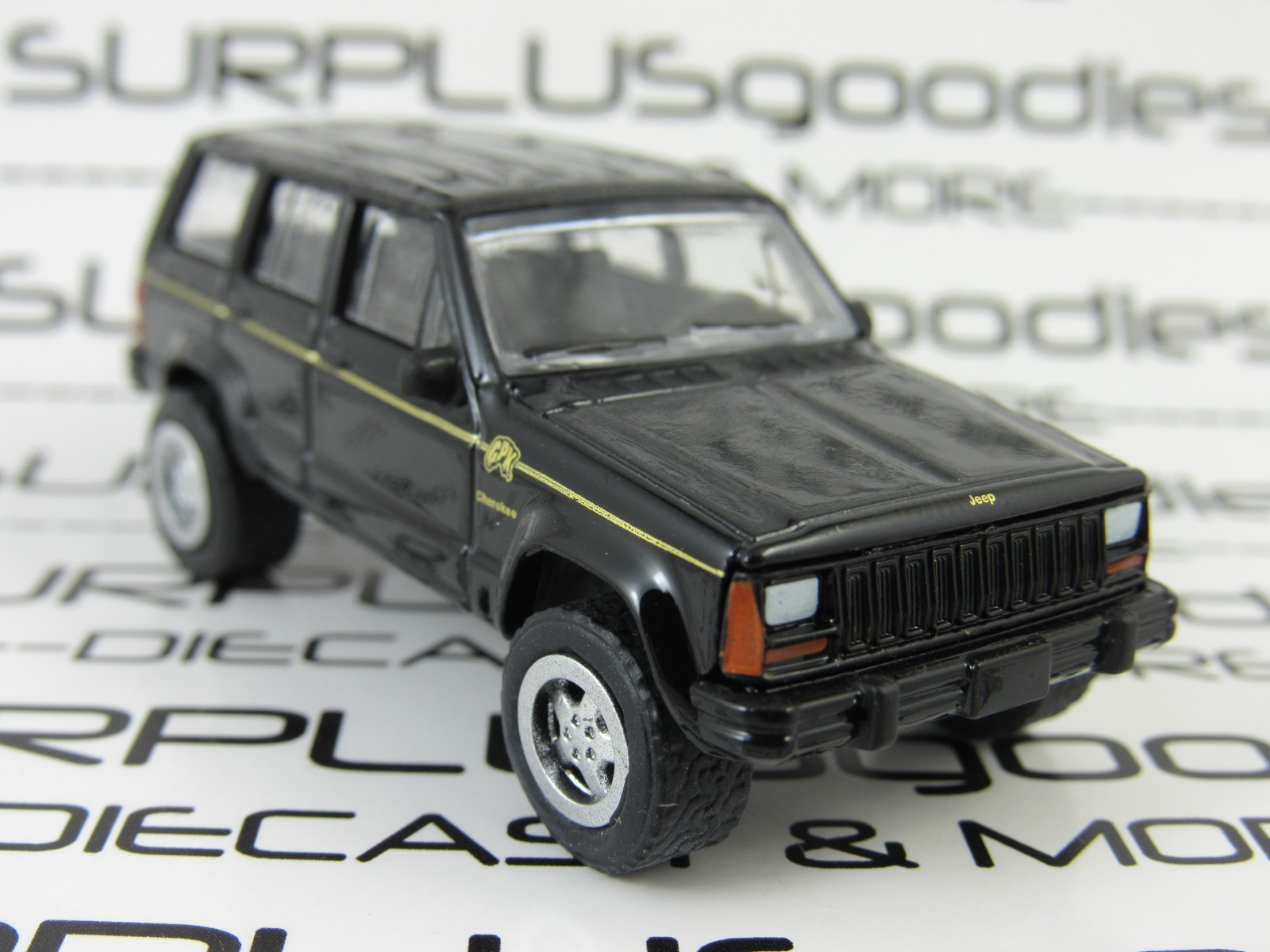 2022 Greenlight 1:64 Scale LOOSE Collectible Black 1993 JEEP CHEROKEE 4X4