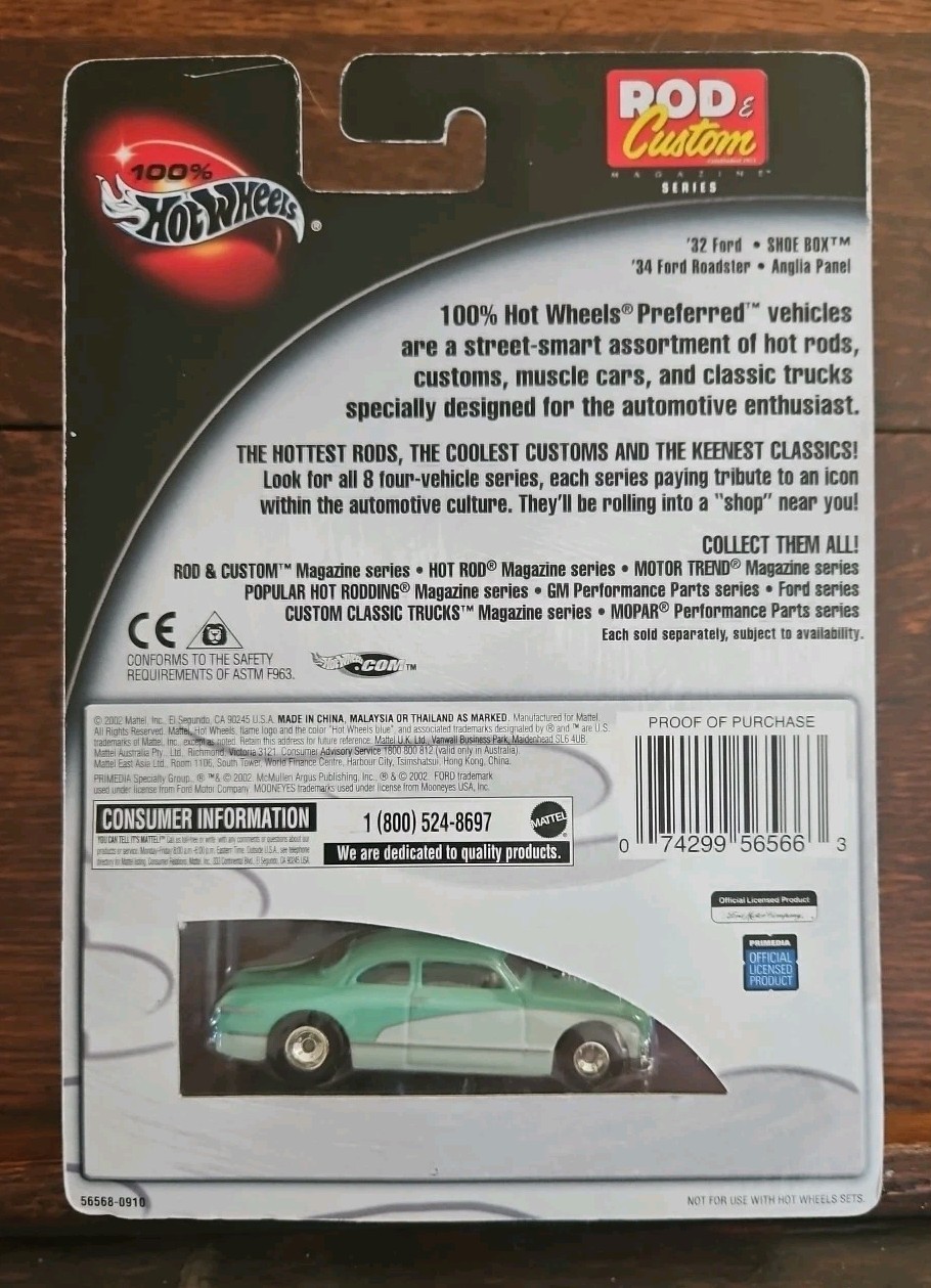 Hot Wheels Magazine Series ” HOT ROD” & “ROD and CUSTOM” (#256)